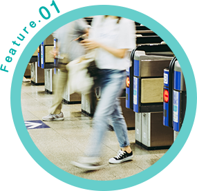 高津駅西口すぐ目の前